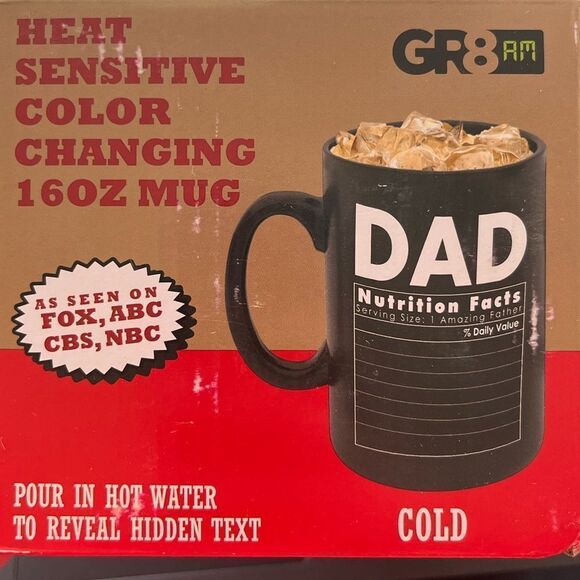 Worlds Best Dad Mugs From Daughter Or Son With Fun Gift Box [16oz] Top Color - Picture 3 of 3